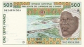 West African States 500 Francs, (1997)